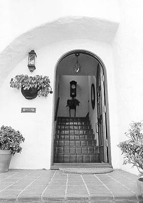 Arched entryway