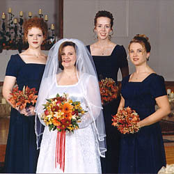 With Bridesmaids