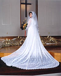 Wedding Dress with Train